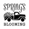 Spring&#x27;s Blooming Vintage Truck &#x26; Flowers Embossing 12 x 12 Stencil | FS091 by Designer Stencils | Word &#x26; Phrase Stencils | Reusable Stencils for Painting on Wood, Wall, Tile, Canvas, Paper, Fabric, Furniture, Floor | Stencil for Home Makeover